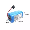 Baterie Aspirator robot Dibea XL580 X700 T701 R701 (3400mAh) - imagine 3