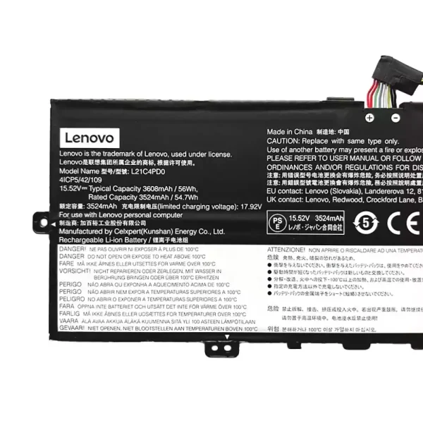 Baterie laptop LENOVO L21B4PD0 L21C4PD0 L21M4PD0 - imagine 3