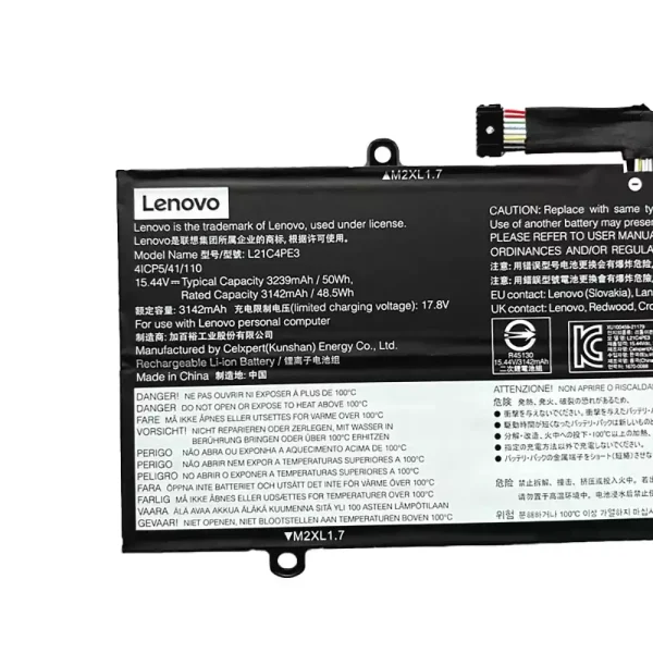Baterie laptop LENOVO L21C4PE3 L21M4PE4 - imagine 3