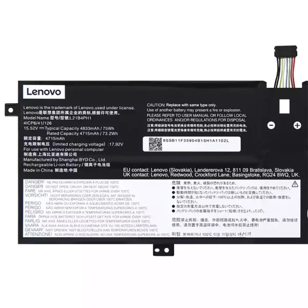 Baterie laptop LENOVO L21B4PH1 L21C4PH1 L21M4PH1 L21L4PH1 L21D4PH1 - imagine 3