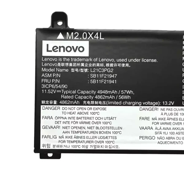 Baterie laptop Lenovo L21C3PG2 L21M3PG2 - imagine 4