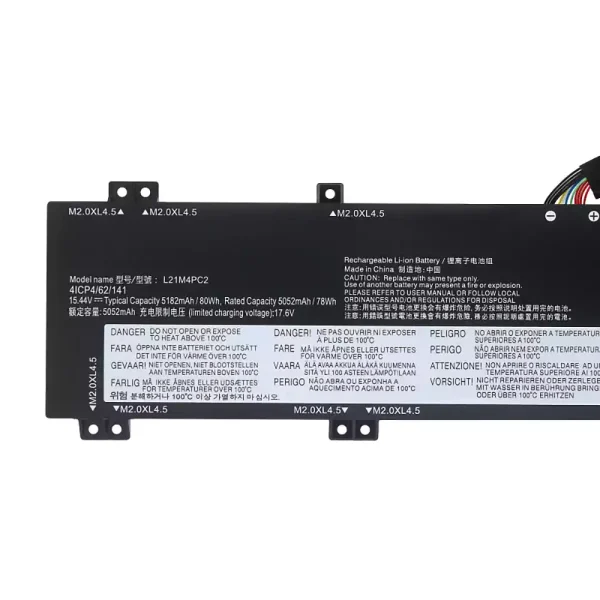 Baterie laptop Lenovo L21B4PC0 L21C4PC1 L21D4PC1 L21M4PC2 L21M4PC3 - imagine 3