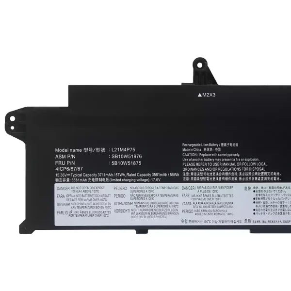 Baterie laptop LENOVO L21B4P71 L21M4P75 L21C4P75 L21L4P73 - imagine 3