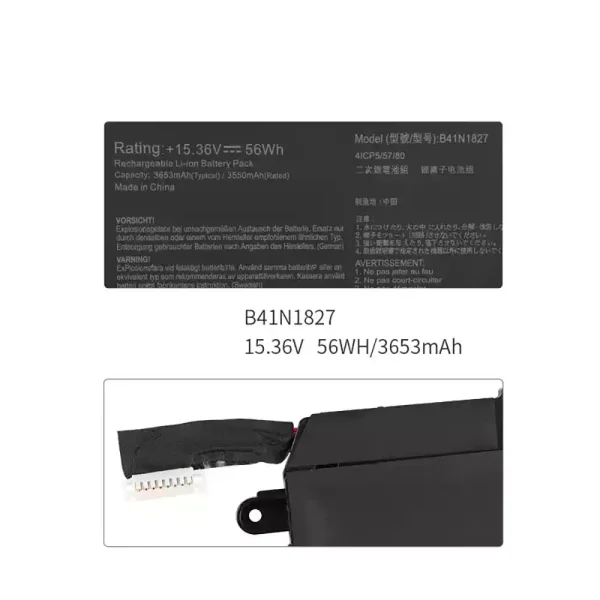 Baterie laptop ASUS B41N1827 - imagine 2