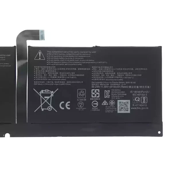 Baterie laptop 96BTA016H 96BTA015H DYNC01,Microsoft Surface Pro 8 1983 1982 - imagine 3