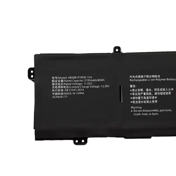 Baterie laptop HUAWEI HB5881P1EEW-31A - imagine 3