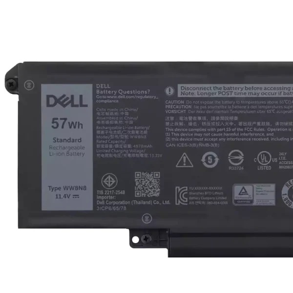 Baterie laptop DELL WW8N8 66DWX - imagine 3
