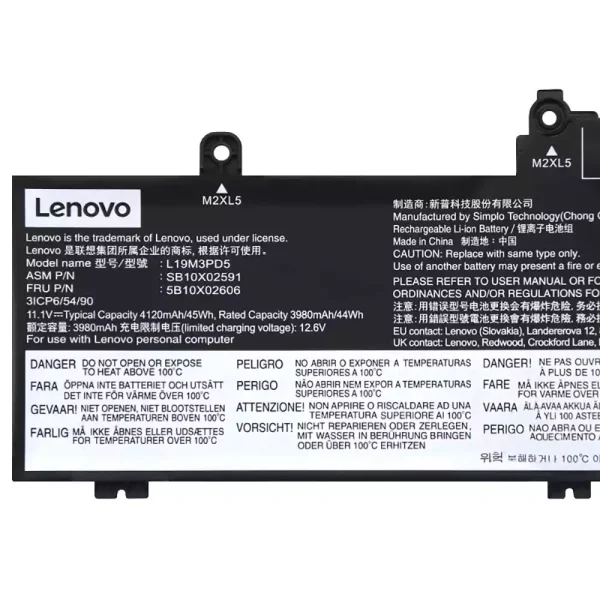 Baterie laptop LENOVO L20M3PD4 L20L3PD4 - imagine 3