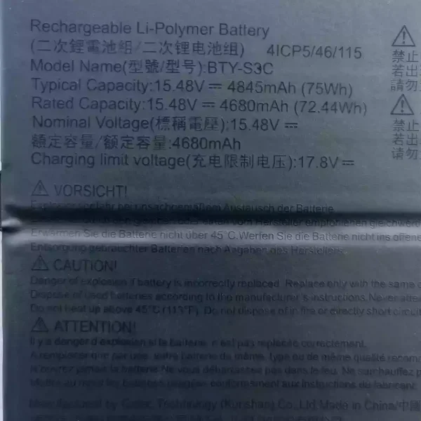 Baterie laptop MSI BTY-S3C - imagine 3