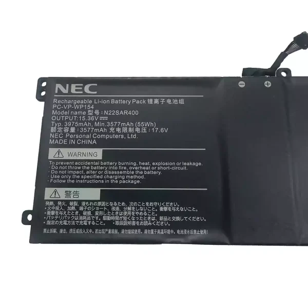 Baterie laptop NEC PC-VP-WP154 N22SAR400 - imagine 2