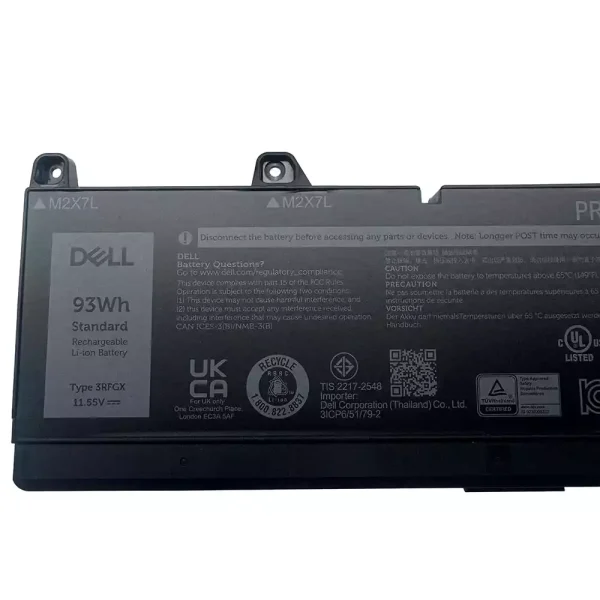Baterie laptop DELL 3RFGX 1XM5X - imagine 3