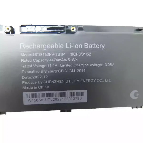 Baterie laptop U718152PV-3S1P - imagine 2