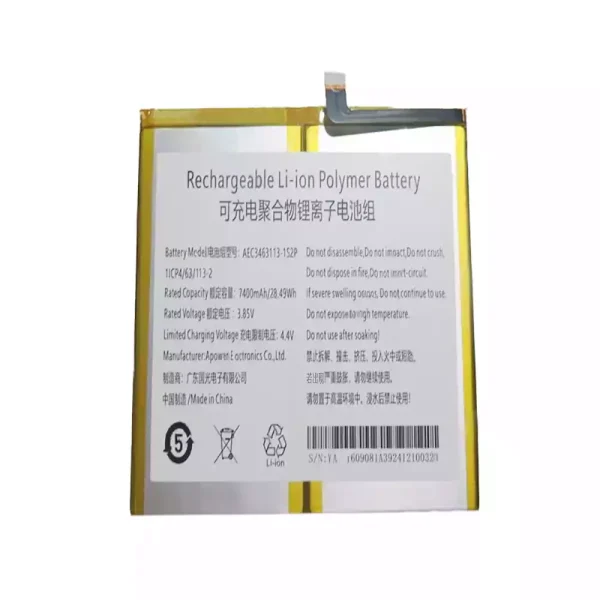Baterie laptop AEC3463113-1S2P
