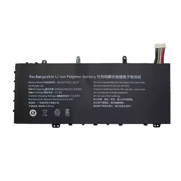 Baterie laptop AEC677475-3S1P