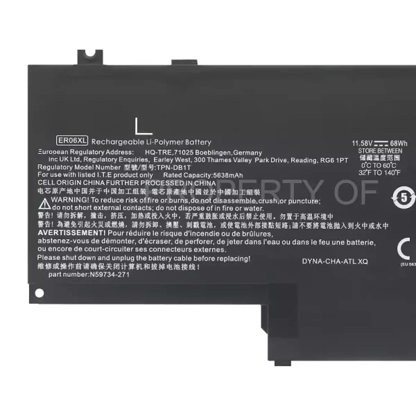 Baterie laptop HP ER06XL TPN-DB1T - imagine 3