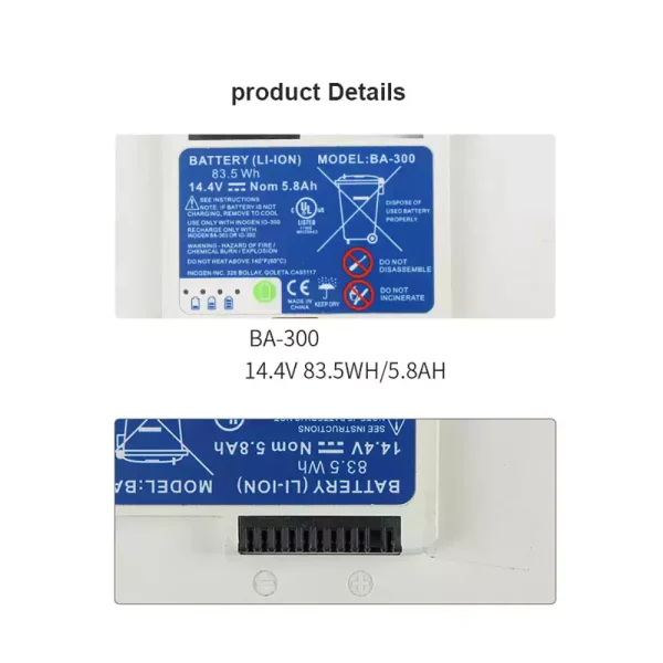 Baterie de schimb pentru Inogen Oxygen Machine 1400-1020 1400-1030 1400-1000 - imagine 3
