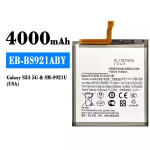 Baterie telefon mobil EB-BS921ABY pentru Samsung Galaxy S24 5G