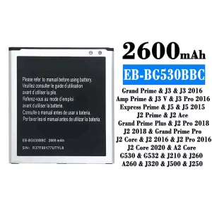 Baterie telefon mobil EB-BG530BBC pentru Samsung J3/J3 2016/J3 Pro 2016/J5/J5 2015