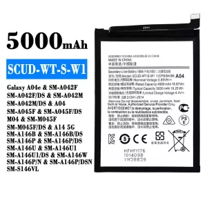 Baterie telefon mobil SCUD-WT-S-W1 pentru Samsung Galaxy A04e/A14 5G