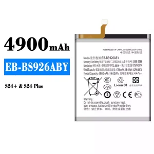 Baterie telefon mobil EB-BS926ABY pentru Samsung S24+/S24 Plus