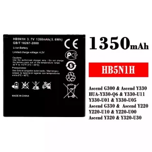 Baterie telefon mobil HB5N1H pentru HUAWEI Ascend G300 / Ascend Y330