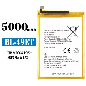 Baterie telefon mobil BL-49ET pentru Tecno LB6 / LC6 / POP2+ / POP2 Plus /BA2