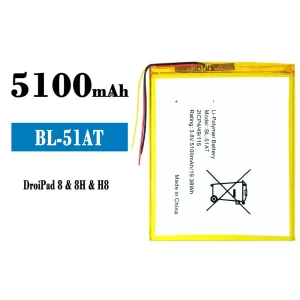 Baterie telefon mobil BL-51AT pentru Tecno DroiPad 8 / 8H