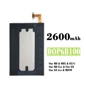 Baterie telefon mobil B0P6B100 BOP6B100 pentru HTC One M8 / One E8