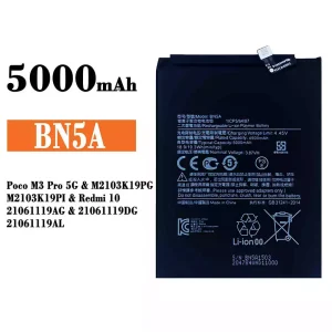 Baterie telefon mobil BN5A pentru Xiaomi Poco M3 Pro 5G / Redmi 10