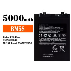 Baterie telefon mobil BM5S pentru Xiaomi Redmi K60 Ultra / Mi 13T Pro