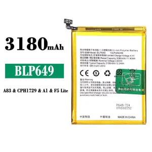 Baterie telefon mobil BLP649 pentru OPPO A83 / A1 / F5 Lite / A83T