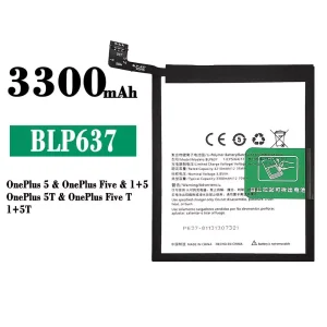 Baterie telefon mobil BLP637 pentru OnePlus 5 / OnePlus 5T