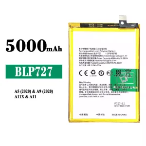 Baterie telefon mobil BLP727 pentru OPPO A5 2020 / A9 2020 / A11X / A11