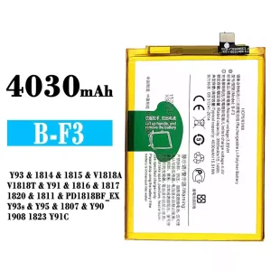 Baterie telefon mobil B-F3 pentru VIVO Y93 / Y91 / Y93s / Y95 / Y90 / Y91C