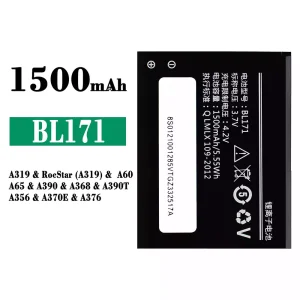 Baterie telefon mobil BL171 pentru Lenovo A319 / RocStar (A319) / A60 / A65 / A390 / A368 / A390T / A356 / A370E / A376