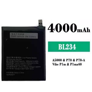 Baterie telefon mobil BL234 pentru Lenovo P70/P70-A/A5000