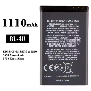 Baterie telefon mobil BL-4U pentru Nokia E66 / E75 / 5250 / 5530 XpressMusic / 5730 XpressMusic