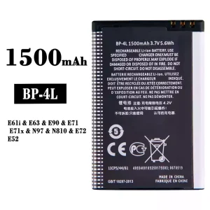 Baterie telefon mobil BP-4L pentru Nokia E61i/E63/E90/E71/E71x/N97/N810/E72/E52