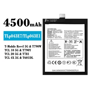 Baterie telefon mobil TLP043E7/TLP043E1 pentru Alcatel T-Mobile RevvI 5G/TCL 10 5G/TCL 20 5G/TCL 4X 5G