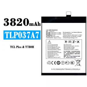Baterie telefon mobil TLP037A7 pentru Alcatel TCL Plex/T780H