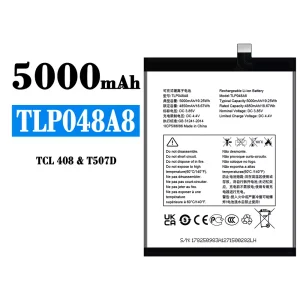 Baterie telefon mobil TLP048A8 pentru Alcatel TCL 408/T507D