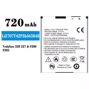 Baterie telefon mobil Li3707T42P3h463848 pentru ZTE Vodafone 228 227/F280/F285