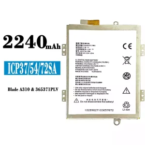Baterie telefon mobil ICP37/54/72SA pentru ZTE A310