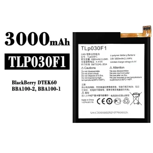 Baterie telefon mobil TLP030F1 pentru BlackBerry DTEK60/BBA100/BBA100-1/BBA100-2