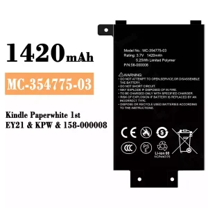 Baterie telefon mobil MC-354775-03 pentru Amazon Kindle Paperwhite 1st /158-000008