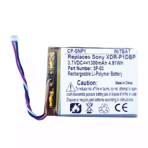 Baterie de schimb pentru căști Sony XDR-P1DBP,Sony SF-03
