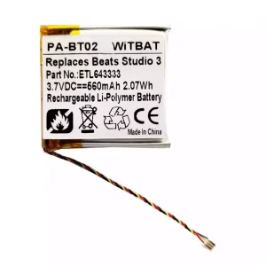 Baterie de schimb pentru căști Beats Solo AEC643333,ETL643333
